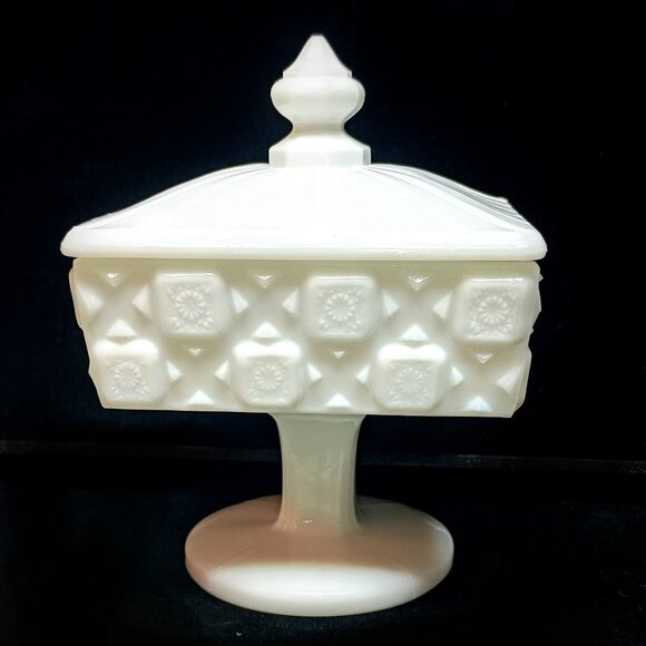 Westmoreland Milk Glass Candy Dish - Picture 1 of 1